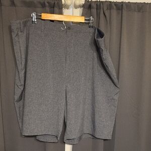 PGA Tour Men's Shorts Gray Lightweight Flat Front Pockets Sz 52 EUC